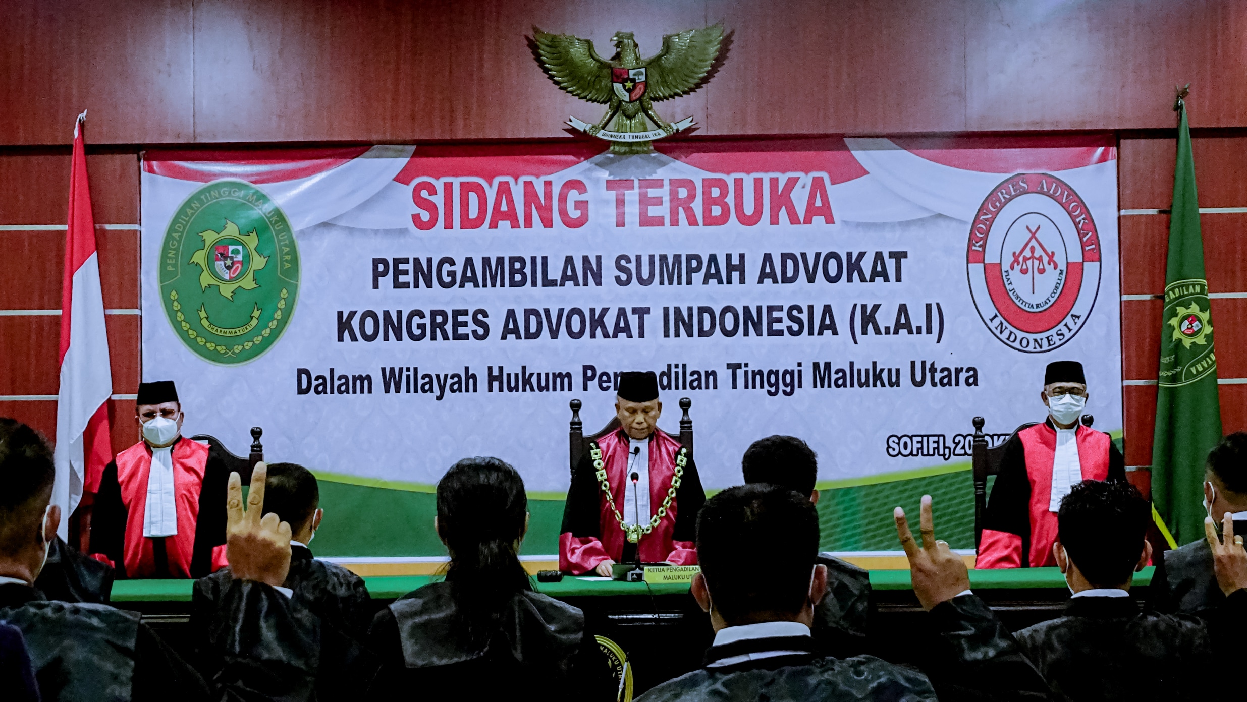 Pengambilan Sumpah Advokat K.A.I. (Kongres Advokat Indonesia)